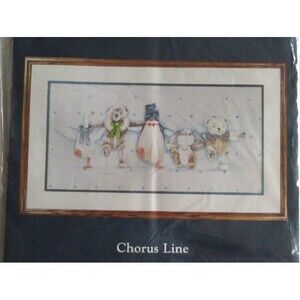 Simplicity Chorus Line Countless Cross Stitch Kit # 05526 Martha Smith Hayes USA